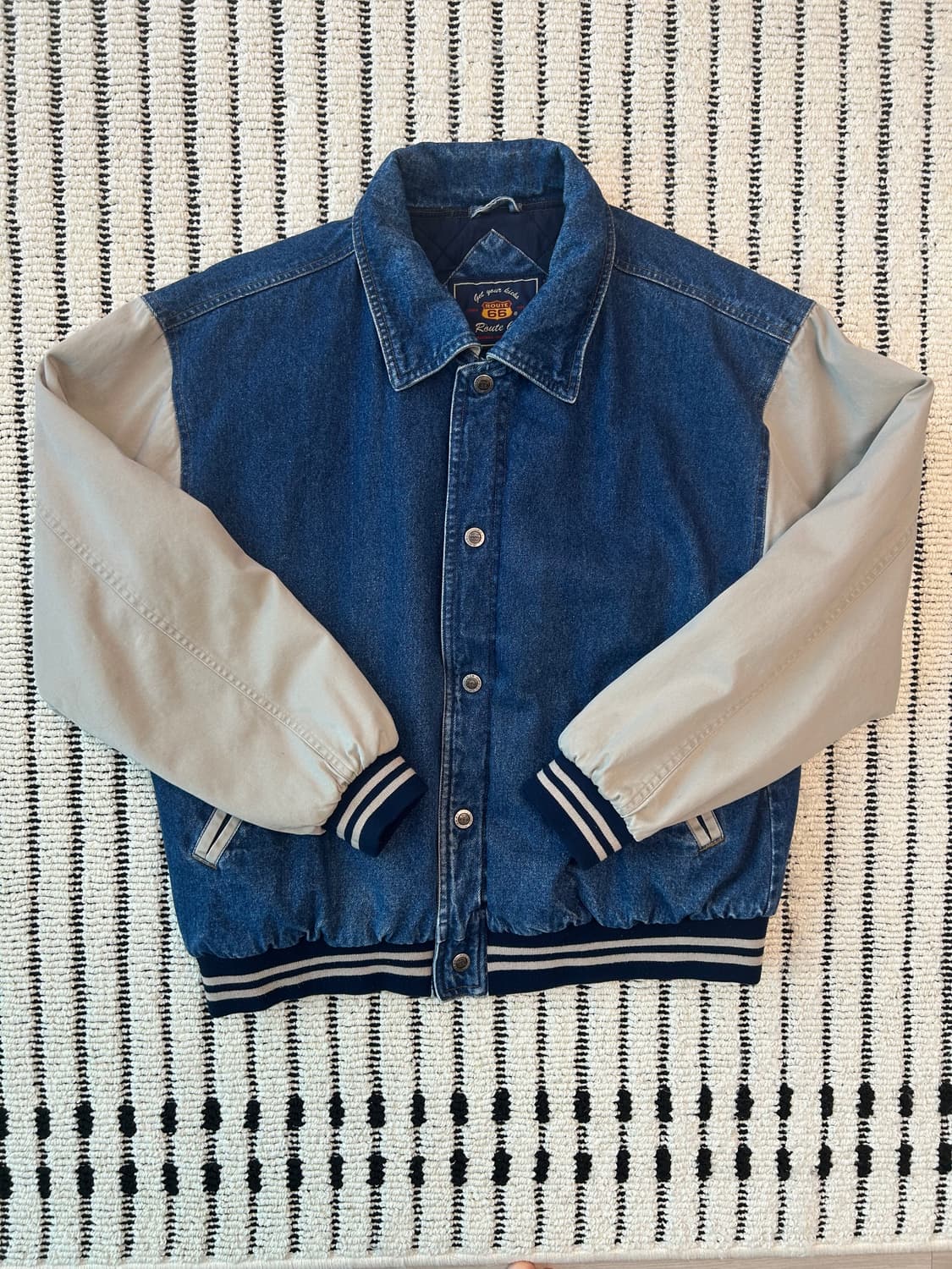 Route 66 데님 바시티 자켓 상품이미지3