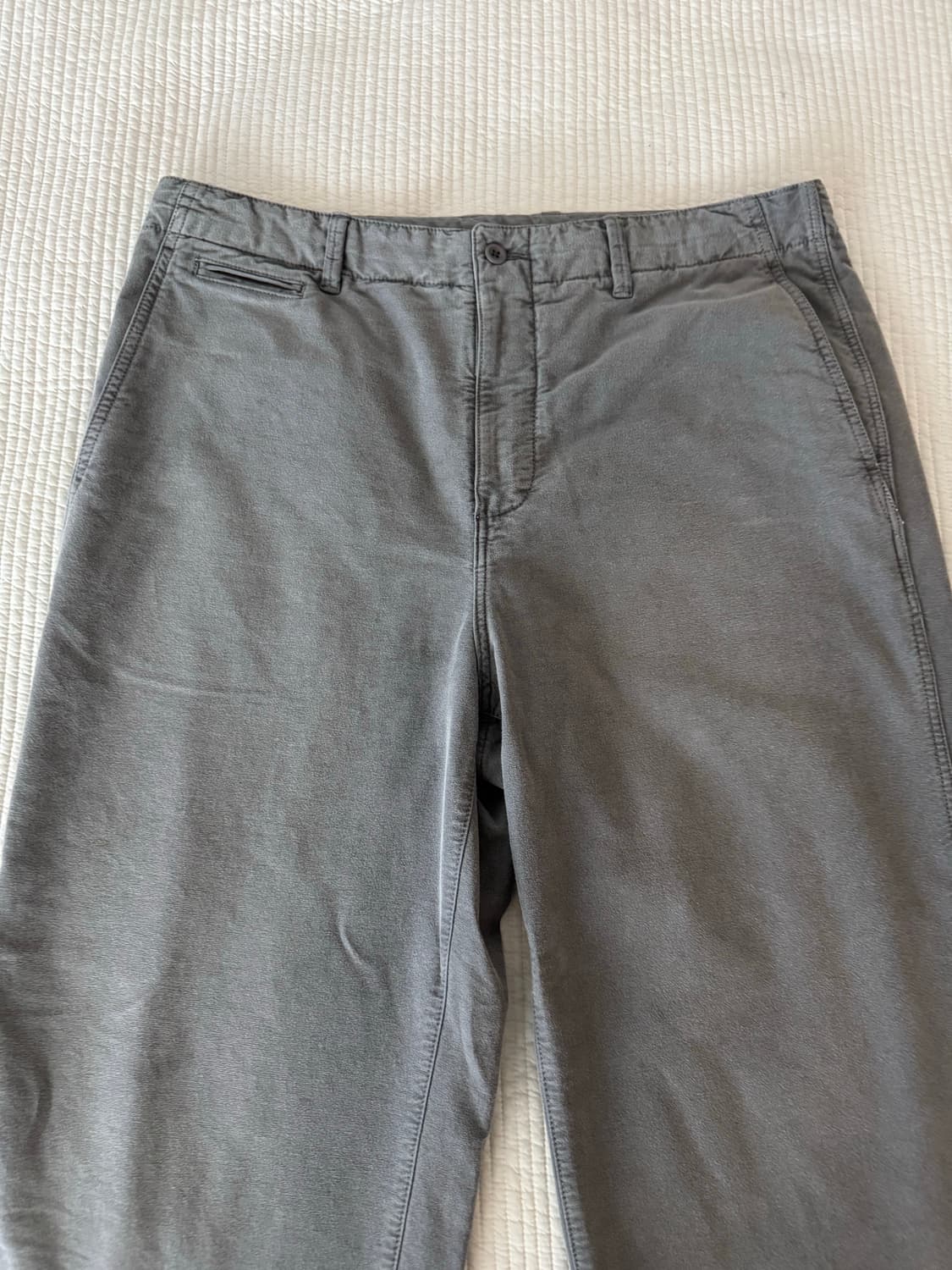 포터리(Pottery)스테디셀러 라이트 몰스킨 루즈드 테이퍼드 팬츠 상품이미지6