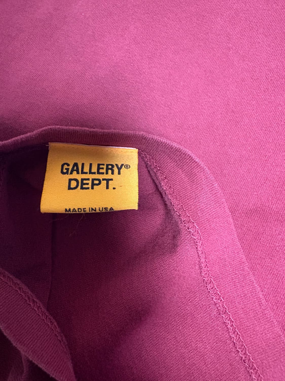 갤러리 디파트먼트 짐로고 반팔 마룬 2XL 상품이미지6