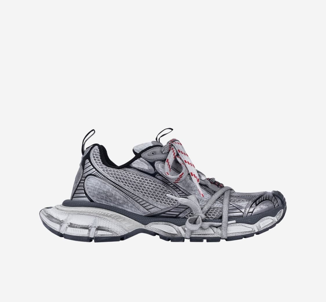 (42) 발렌시아가 3XL 스니커즈 그레이 화이트 레드 상품이미지1