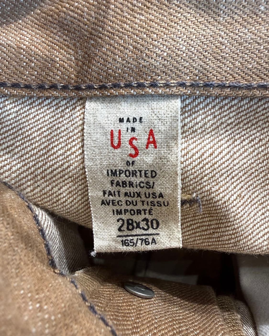 더블알엘 브라운 데님 슬림 팬츠  상품이미지9