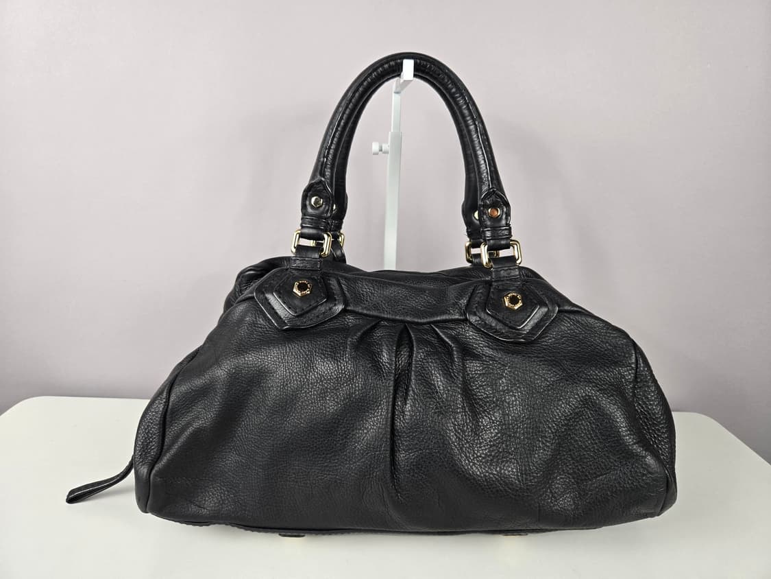 마크제이콥스 클래식 큐 그루비 라지 가죽 토트백 가방 정품 블랙 그루비백 상품이미지5