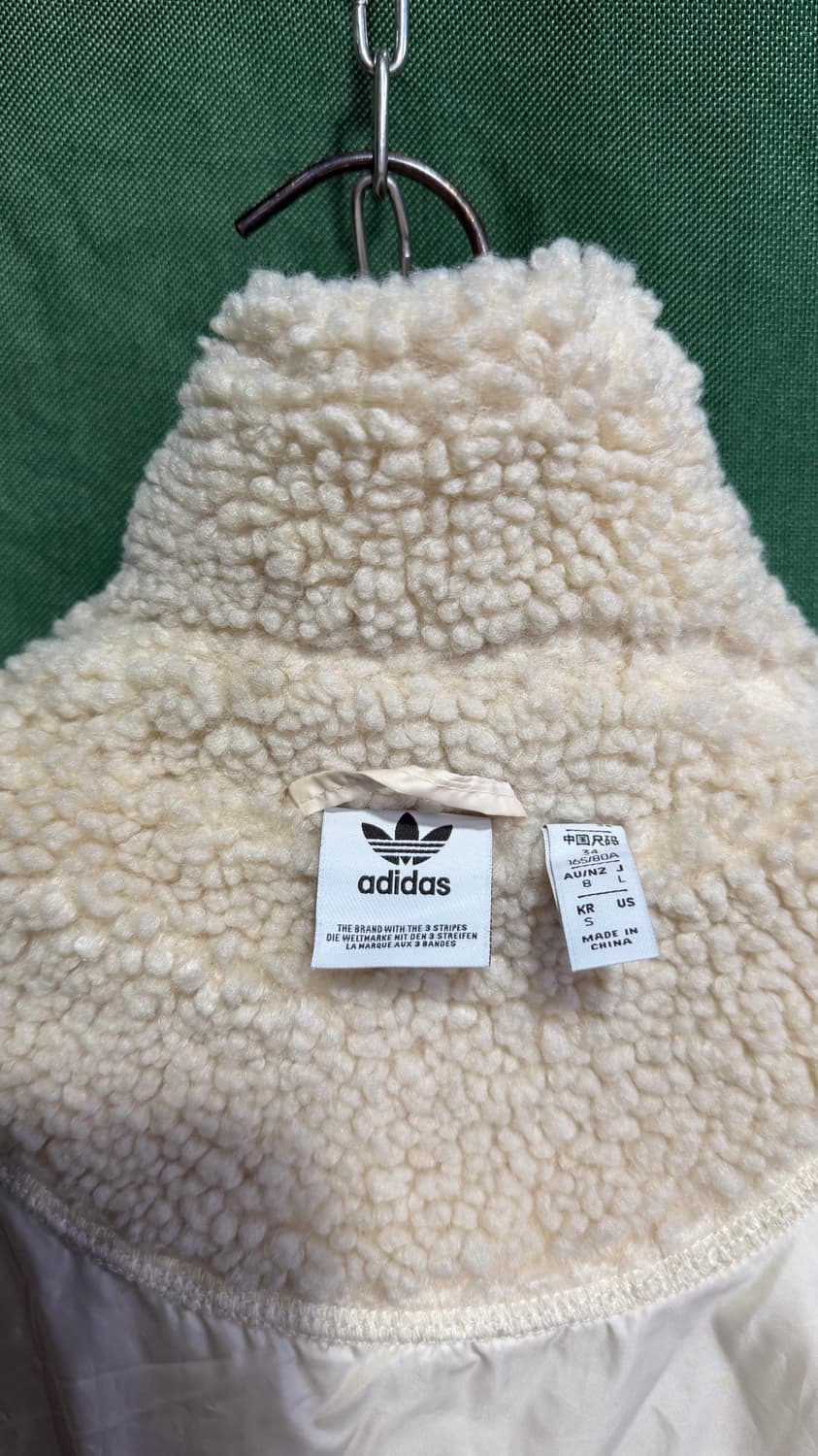 아디다스 코지 쉐르파 롱플리스 코트 S/90 상품이미지3