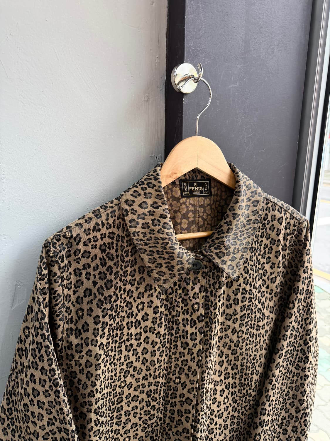 펜디 1990AW 레오파드 아카이브 코트 자켓 상품이미지4