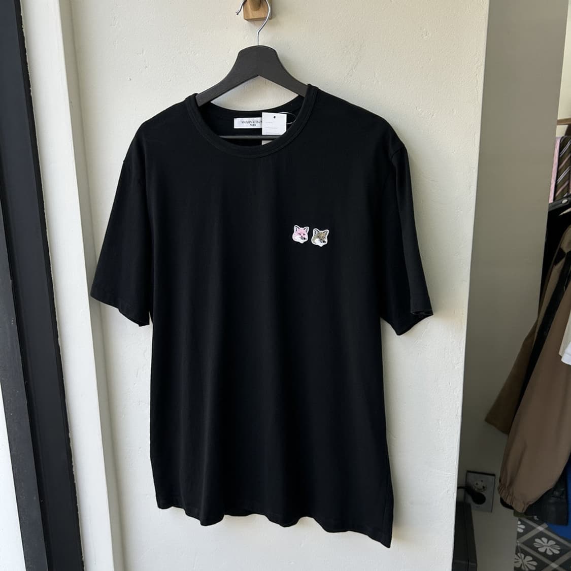 16716 - 메종키츠네 더블 폭스헤드 반팔 티셔츠 상품이미지2