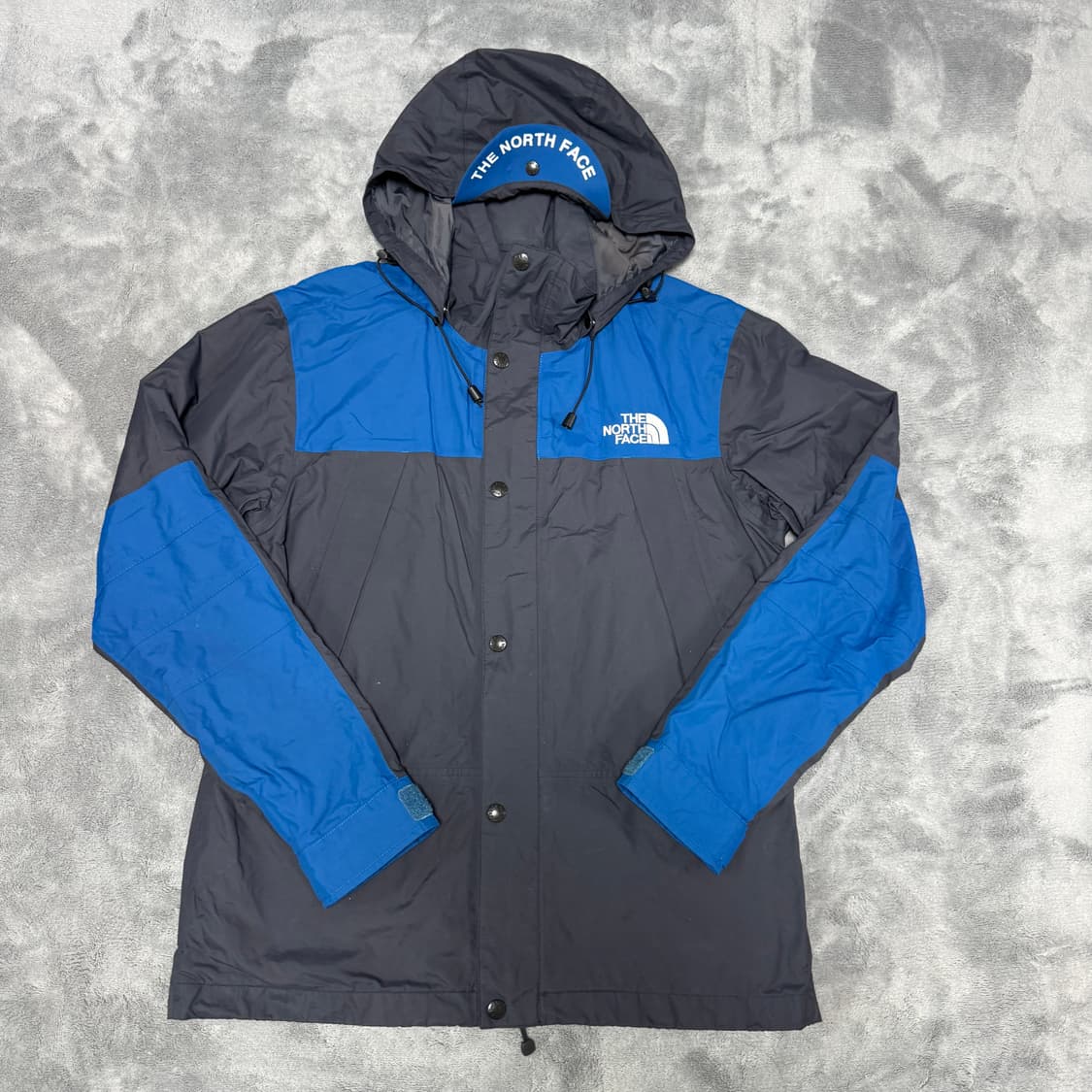 노스페이스 블루 배색 하이벤트 바람막이 상품이미지1