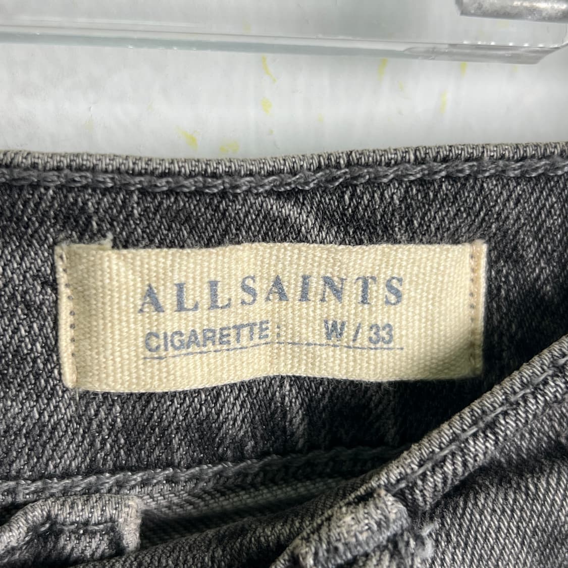 올세인츠 렉스 슬림 테이퍼드 디스트레스드 데님 팬츠 33 상품이미지3