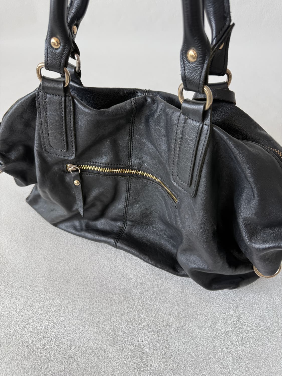 Pre owned 레더 보스톤백 상품이미지3