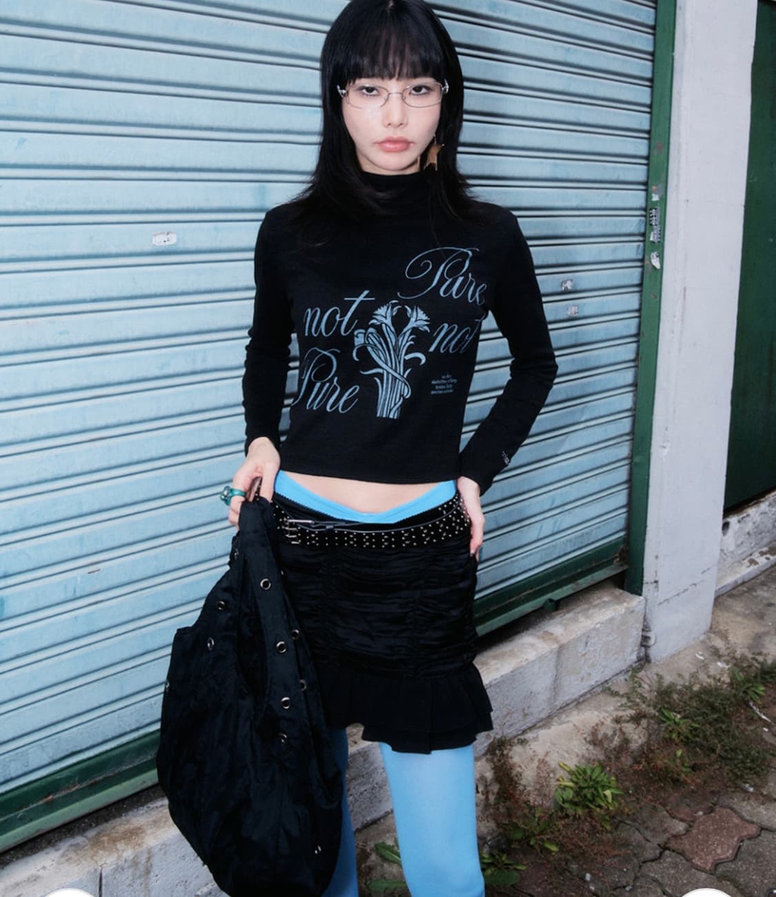 비주얼 컬렉터 로즈 자가드 아일렛 백  상품이미지3