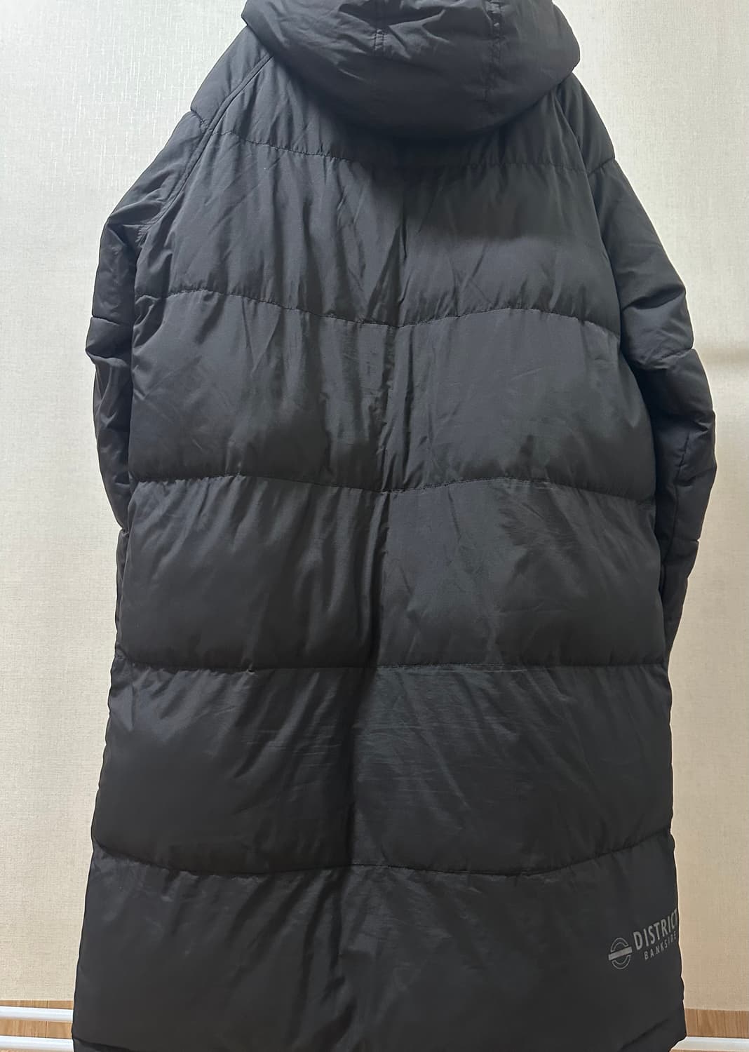 TATE 블랙 거위털 롱패딩 상품이미지3