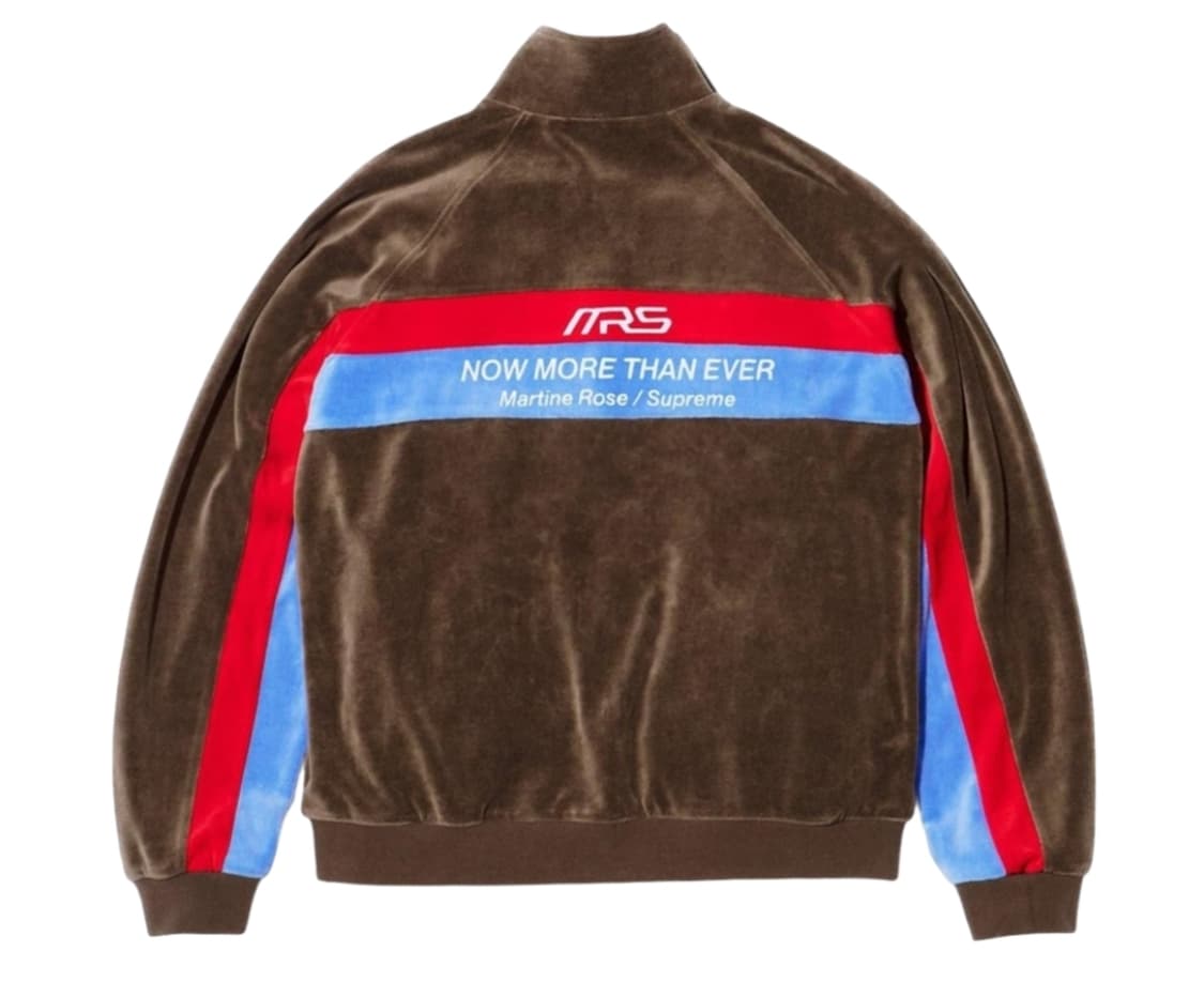 슈프림 마틴로즈 벨루어 트랙 자켓 브라운 상품이미지1