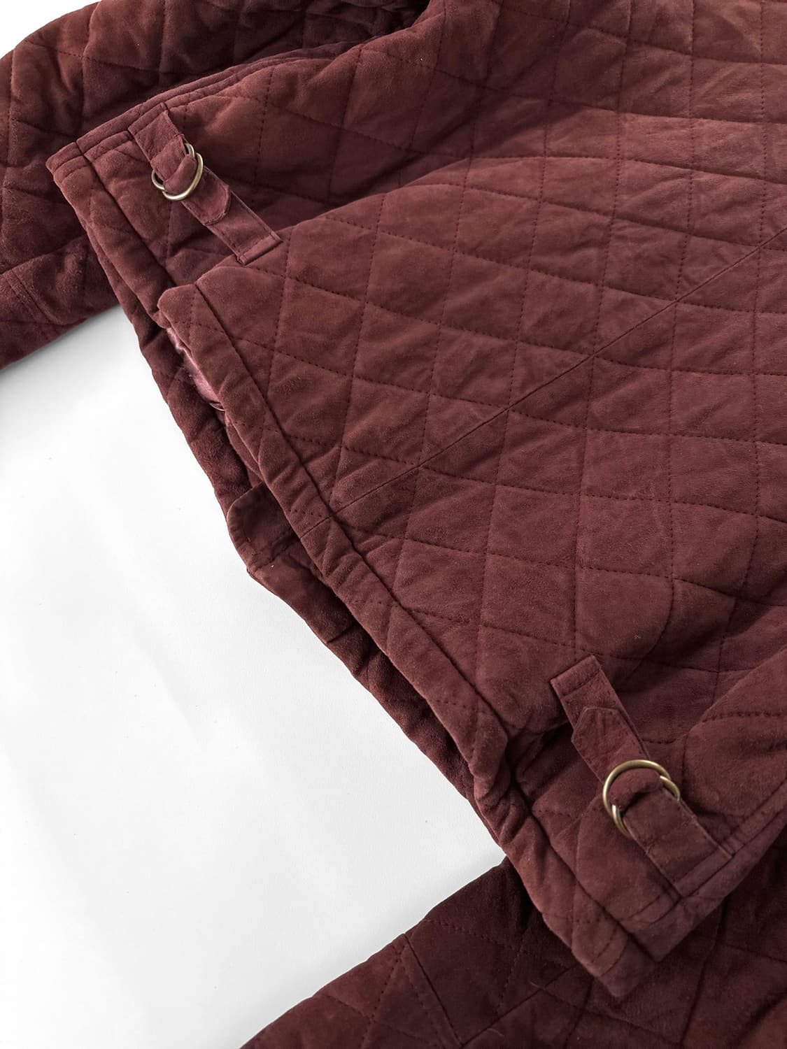 90~00s 엠포리오 아르마니 퀼팅 스웨이드 자켓 상품이미지9