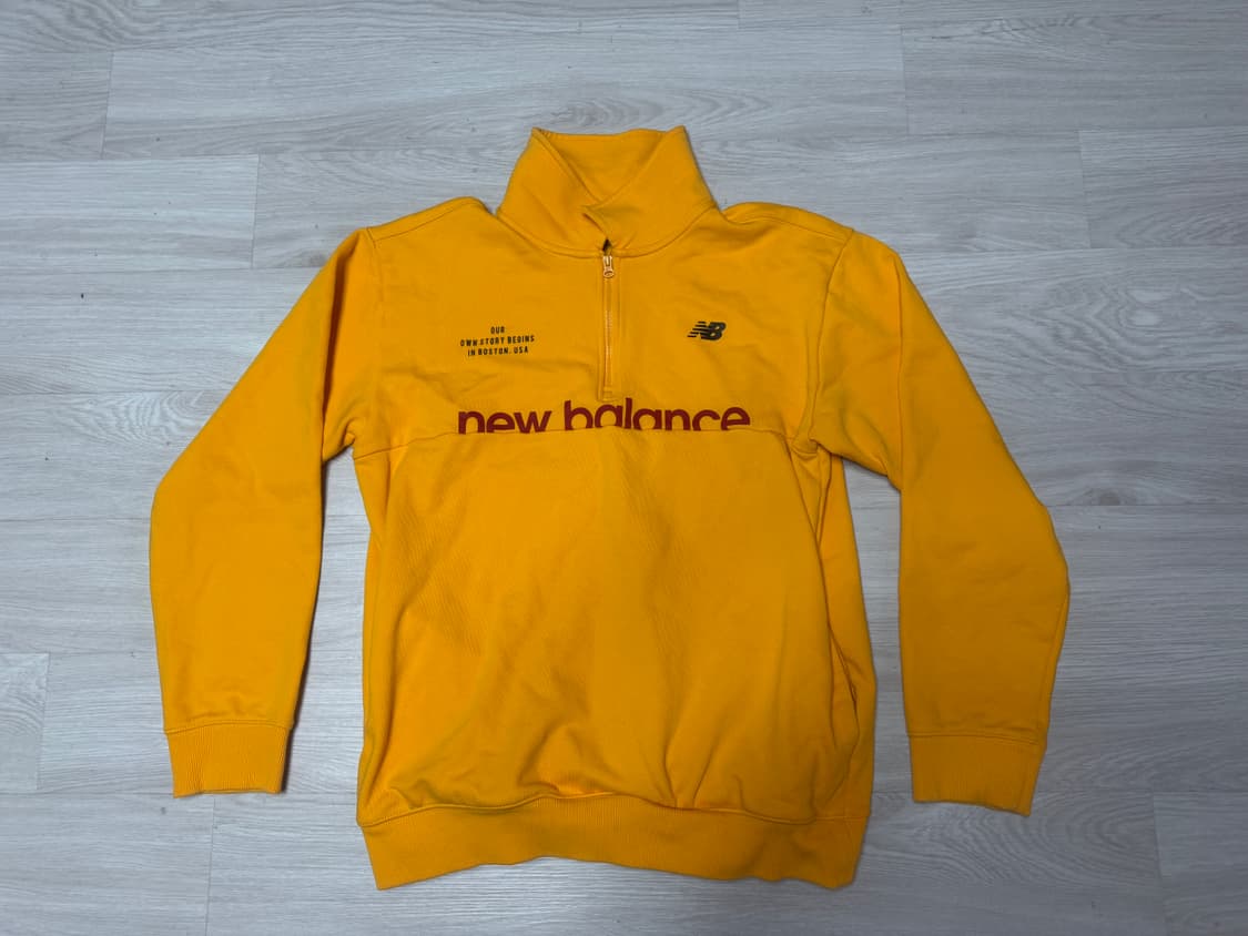 [L] 뉴발란스 옐로우 카라 반집업 맨투맨 상품이미지3