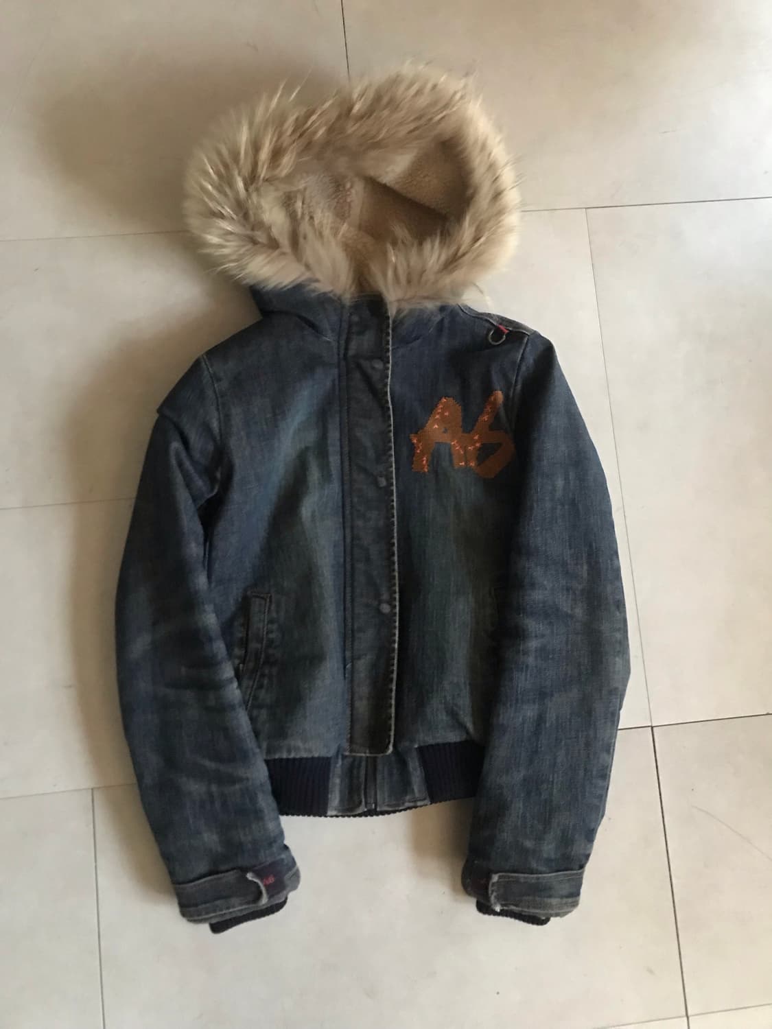 빈티지 데님 울프죠 자켓 상품이미지9