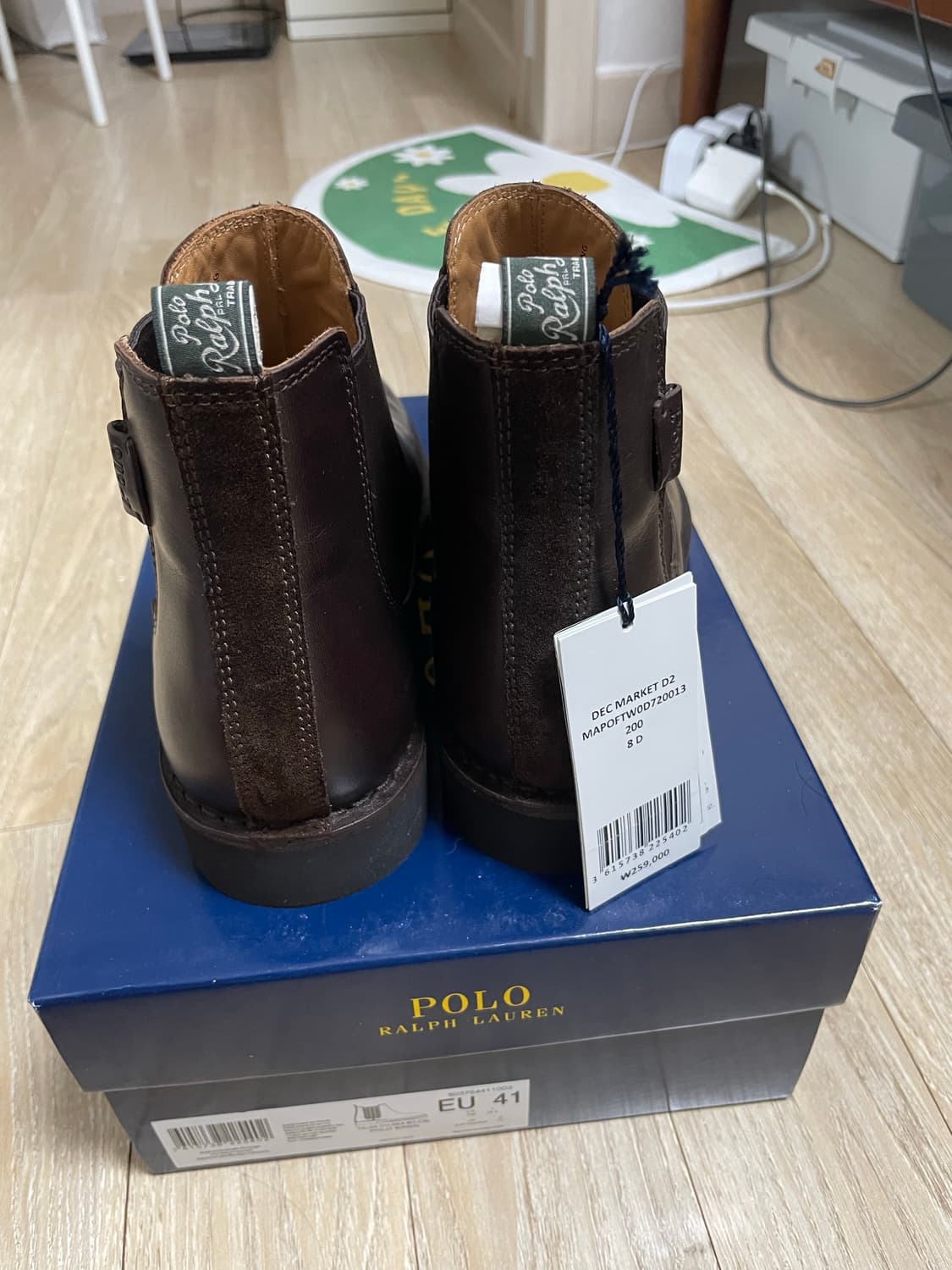 (새상품)폴로 랄프 로렌 탈란 첼시부츠 us8 상품이미지3