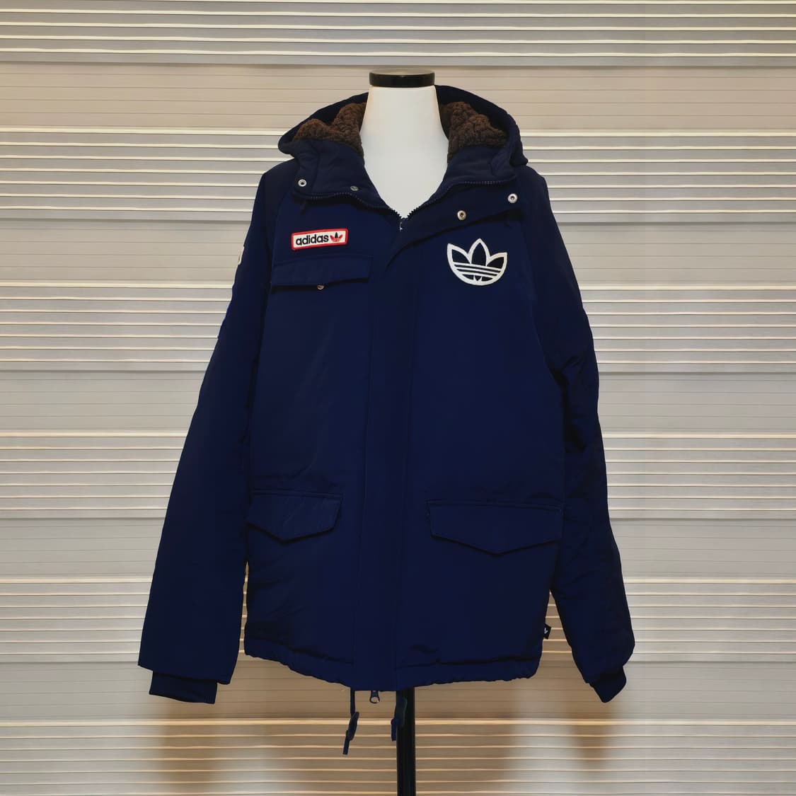 아디다스 네이비 덕다운 패딩 점퍼 (남녀공용) 상품이미지2