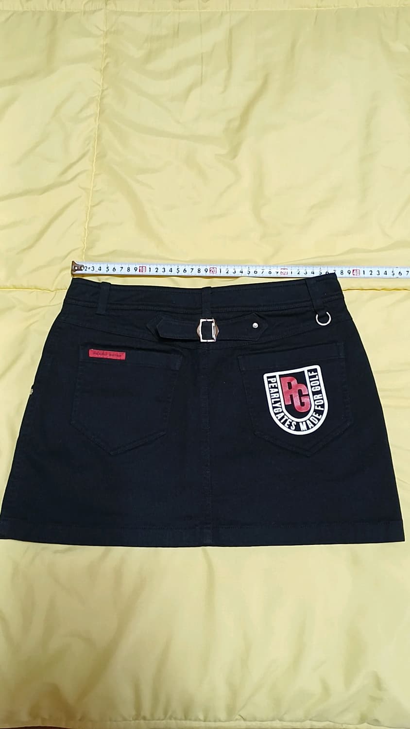 파리게이츠 블랙데님 골프스커트 28인치 기장34 상품이미지5