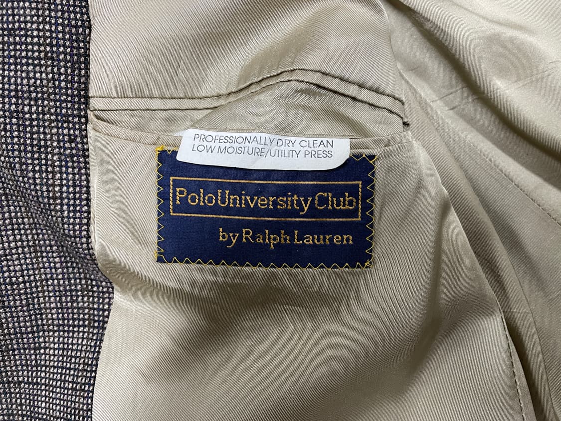 100) 80's 폴로 랄프로렌 체크 블레이저(미국제)RRL&LVC 상품이미지3