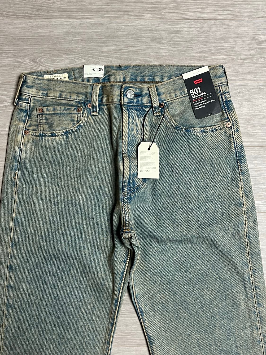 (국내미발매,새상품) 리바이스 501 스트레이트 데님 프리미엄 라인 청바 상품이미지4