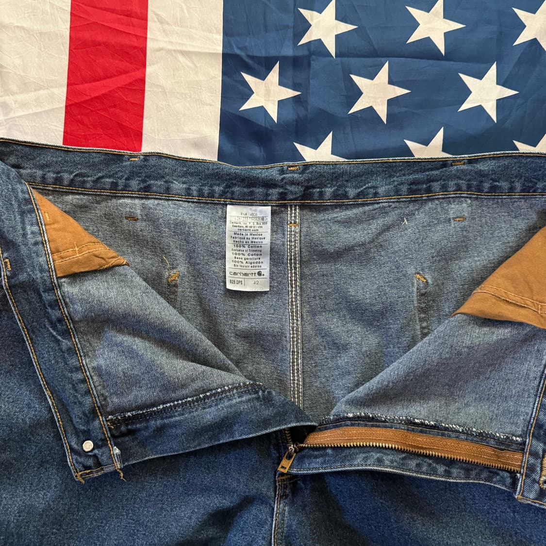 [Carhartt] 칼하트 카펜터 데님 워크팬츠 반바지 c-15 상품이미지4