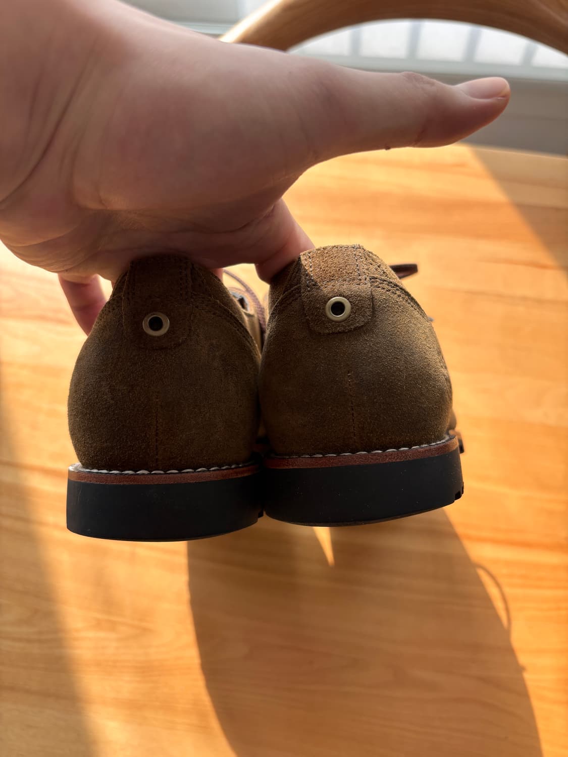 Vintage Timberland 브라운 스웨이드 더비 US8.5/265 상품이미지6