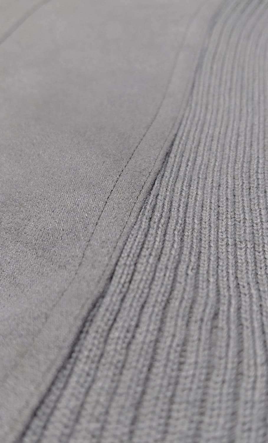 [L] 일본 브랜드 FROHLICH 니트 배색 스웨이드 질감 자켓 상품이미지10