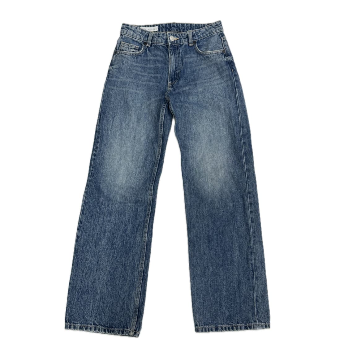 재팬 자라  일자핏 데님 중청 팬츠 청바지 빈티지 핀터 베이직 상품이미지2