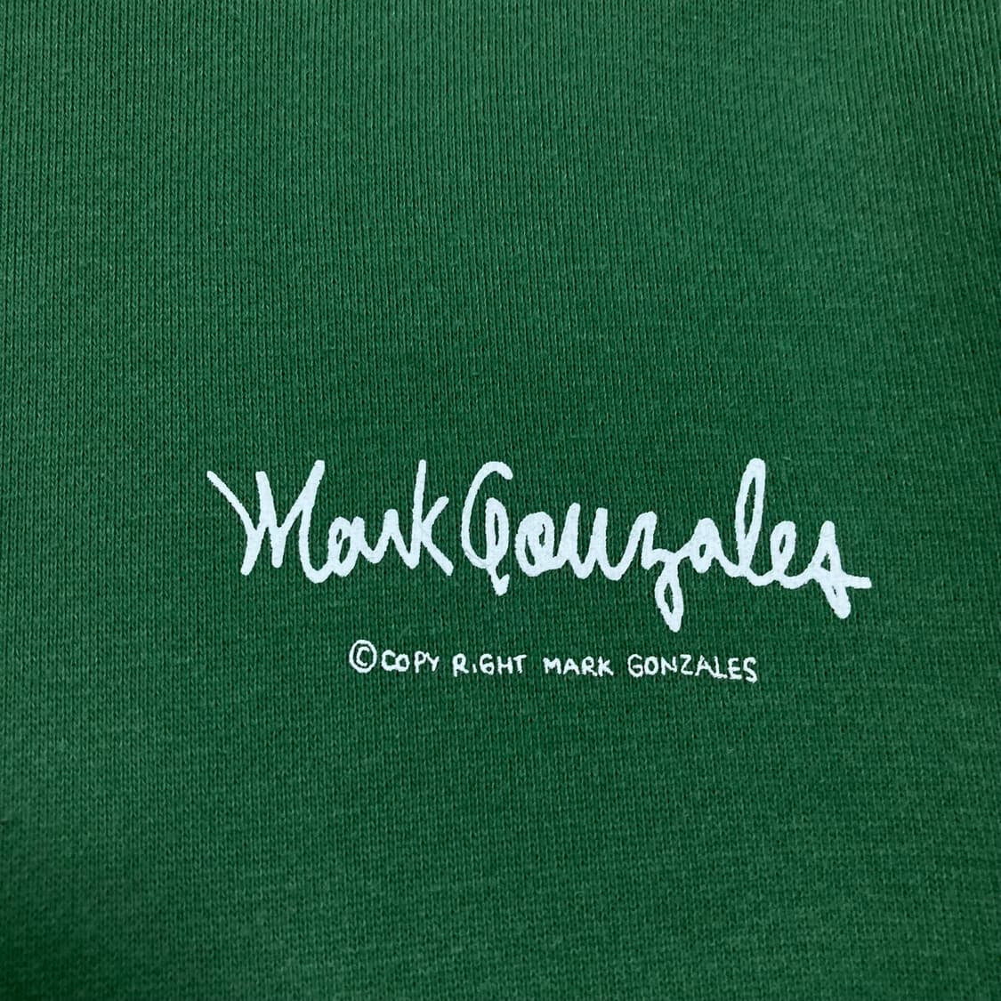 마크곤잘레스 스몰 로고 그린 후드티 상품이미지2