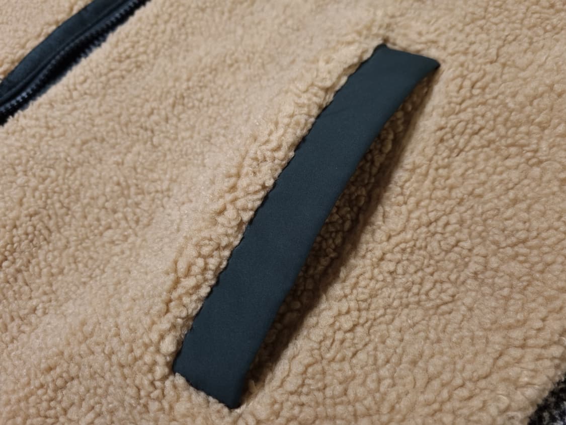 [무료배송][155]블랙야크 키즈 리버시블 양털 누빔 롱 후드점퍼 상품이미지5