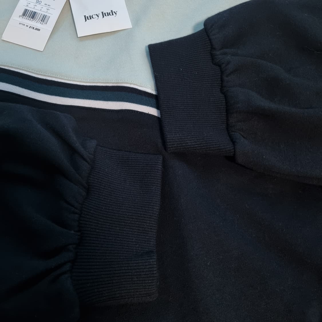 쥬시쥬디 우븐 배색 져지원피스 상품이미지7