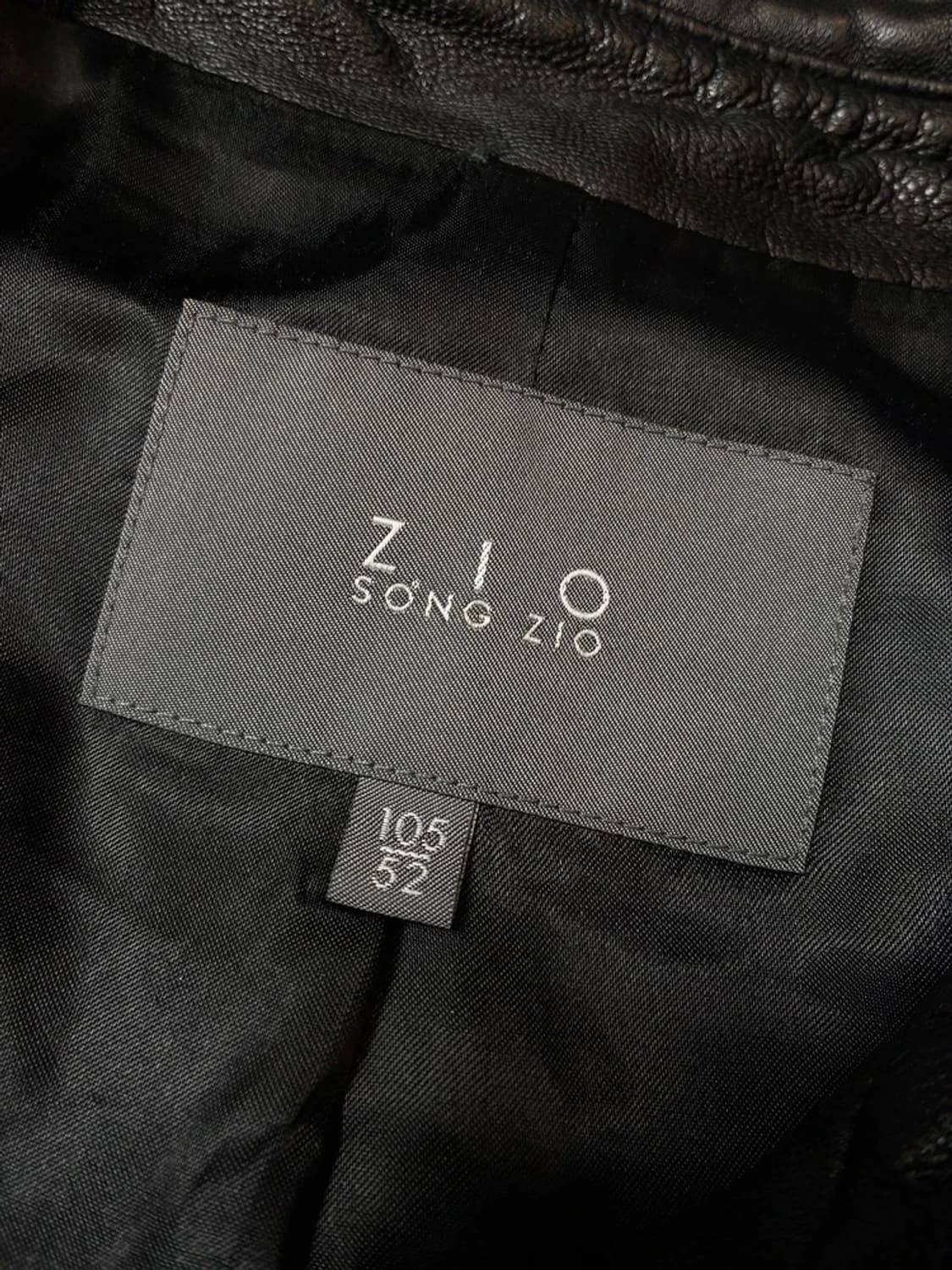 지오송지오 옴므 미니멀 파이핑 양가죽 자켓 PN8938 상품이미지5