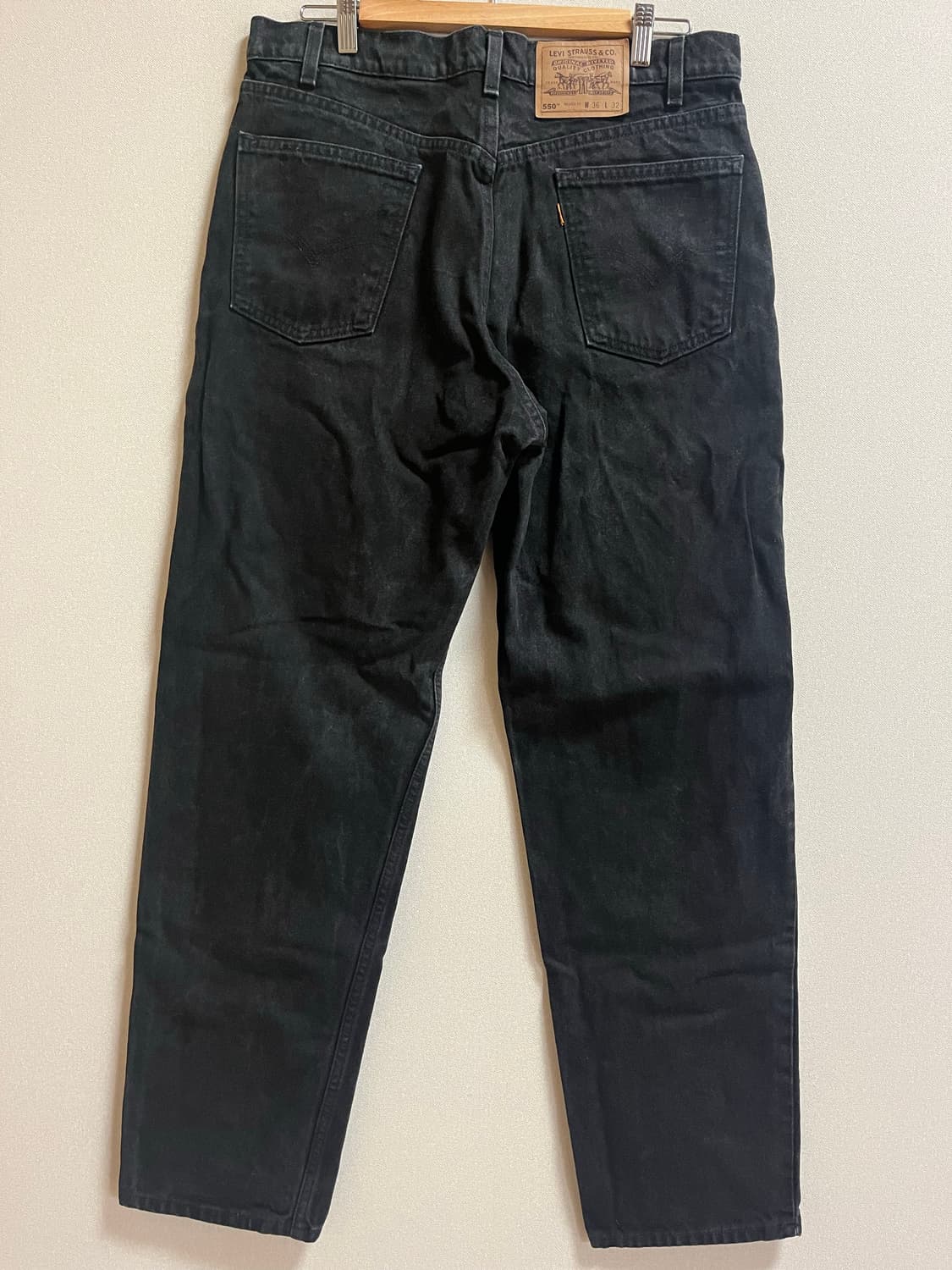 리바이스 오랜지탭 made in usa 90s 550 흑청 상품이미지3