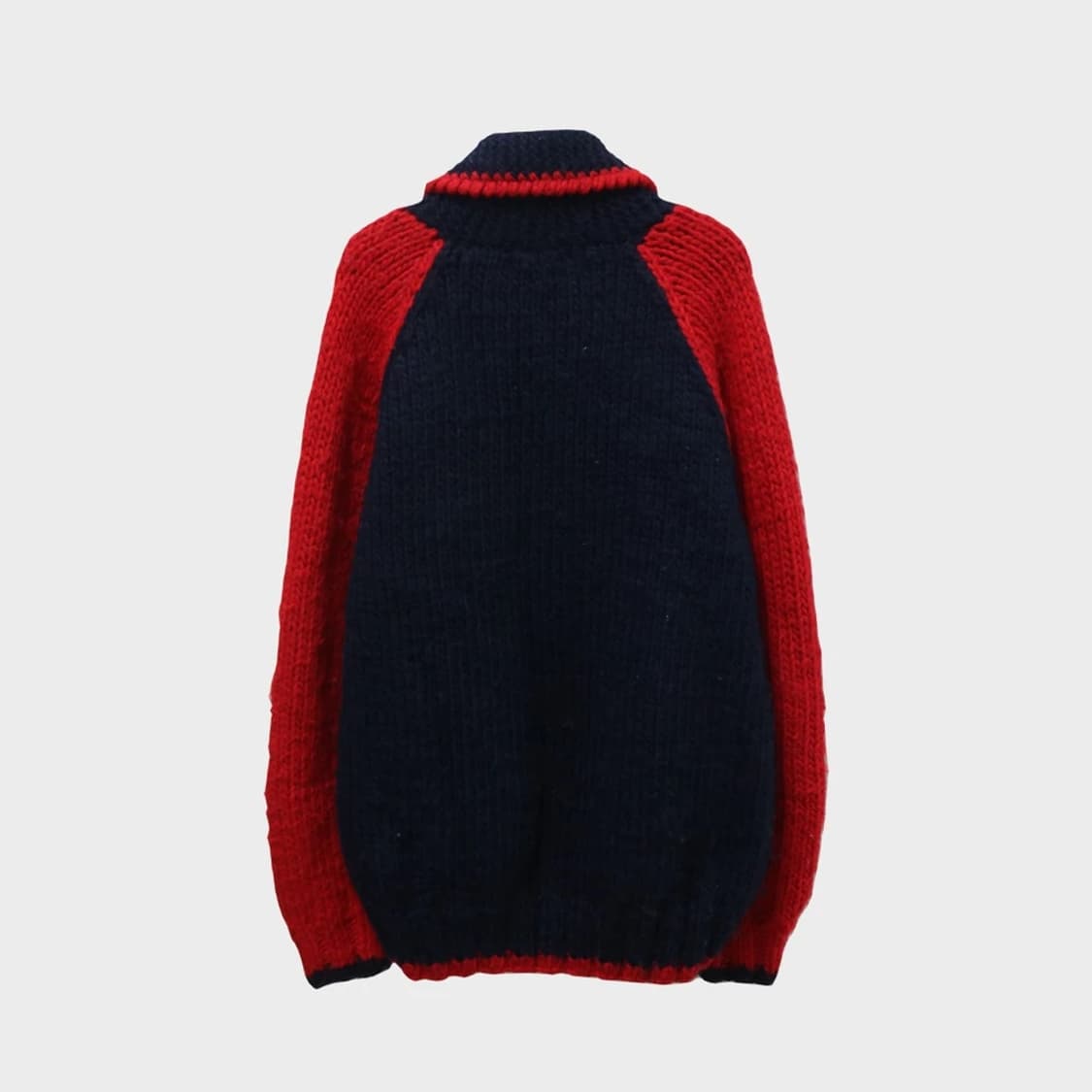 BIANCA MARIA 배색 니트 집업 61687 상품이미지2