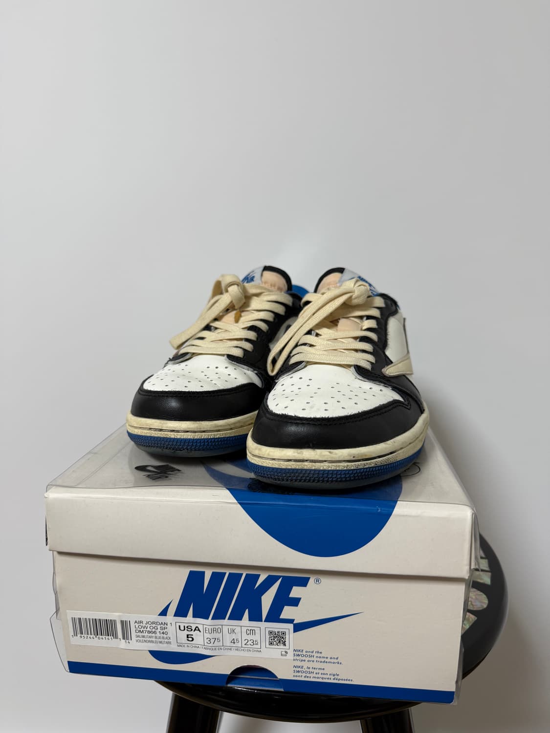 조던 1 x 트래비스 스캇 x 프라그먼트 레트로 로우 OG SP 밀리터  상품이미지2