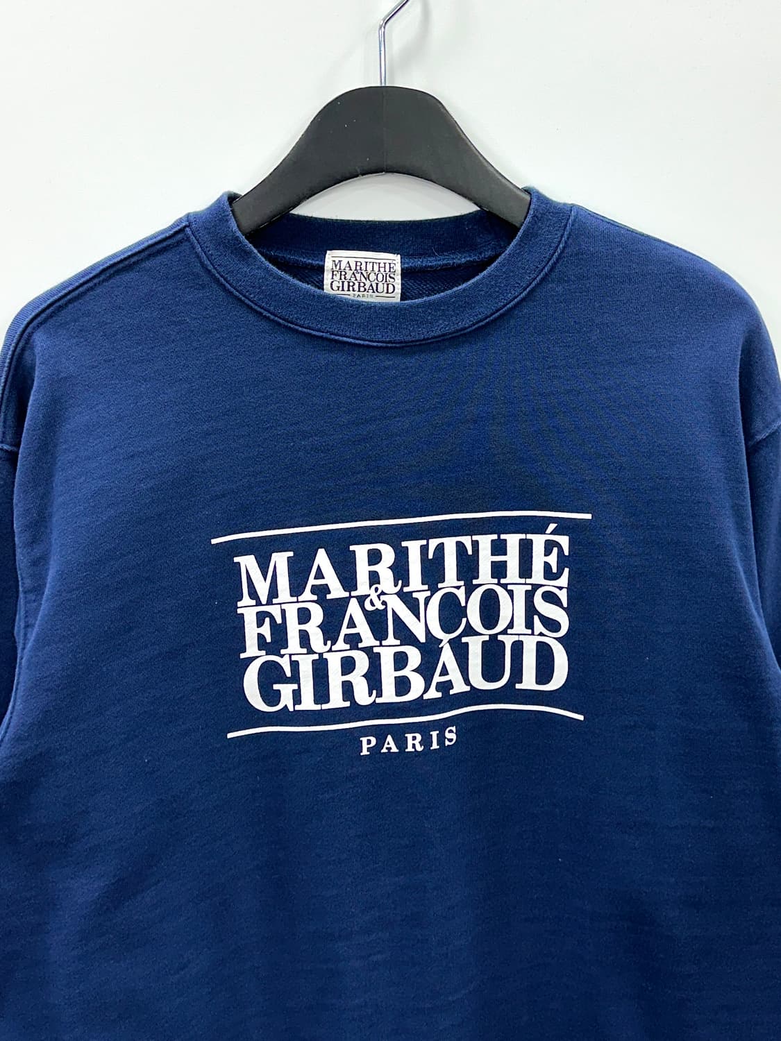  마리떼 프랑소와 저버 클래식 로고 맨투맨 네이비 M 상품이미지2