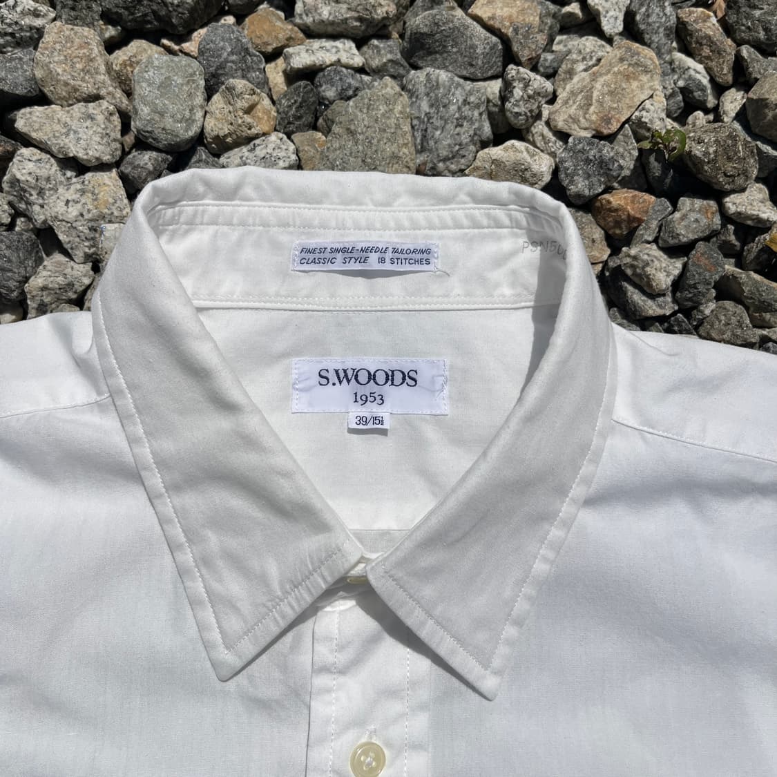 S.WOODS 1953 화이트 셔츠 (실측확인) 상품이미지2