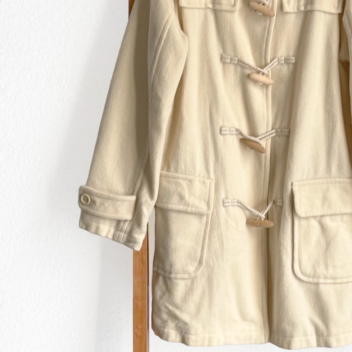 시로이 골목 더플 후드 코트 상품이미지3