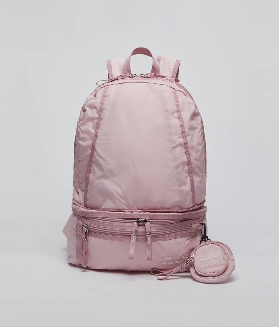 아카이브앱크x리본빛 2way 백팩 - 라이트 핑크 상품이미지1