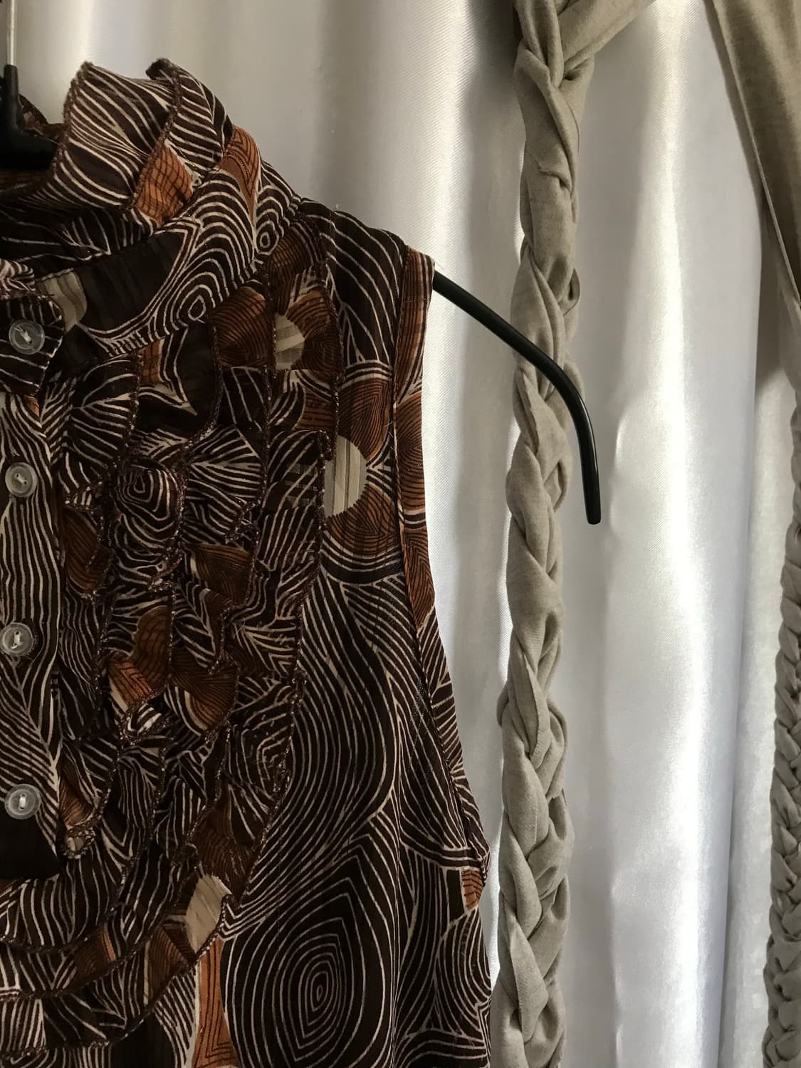 vintage pattern frill sleeveless 상품이미지7