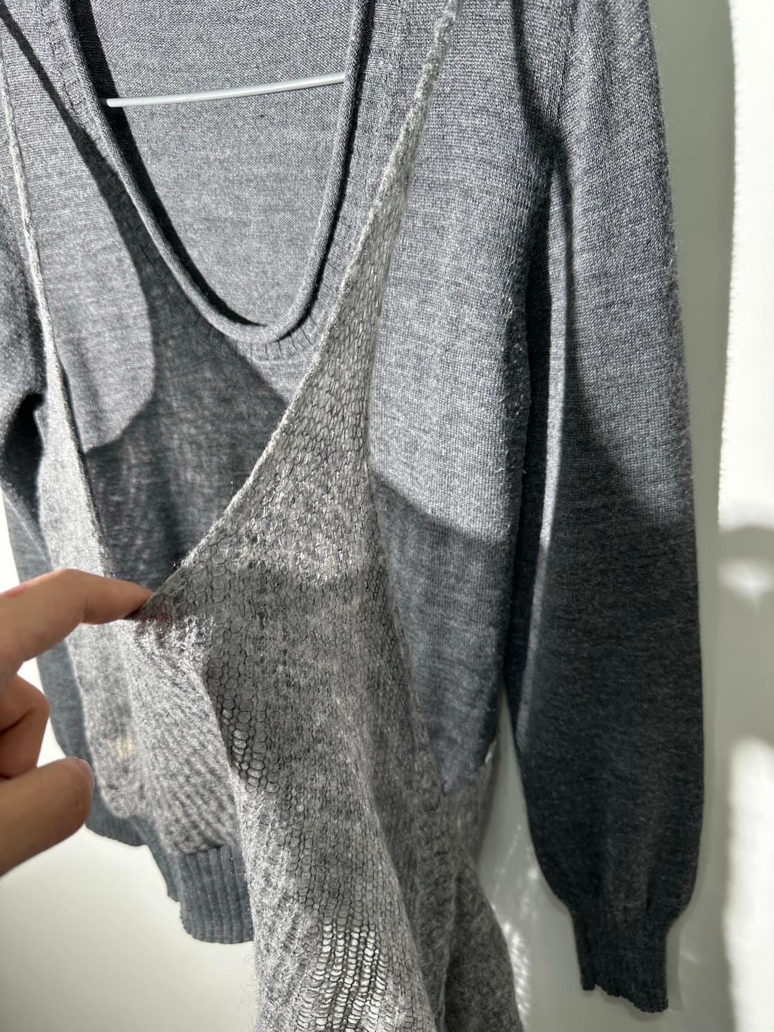 sisley 레이어드 니트 상품이미지2