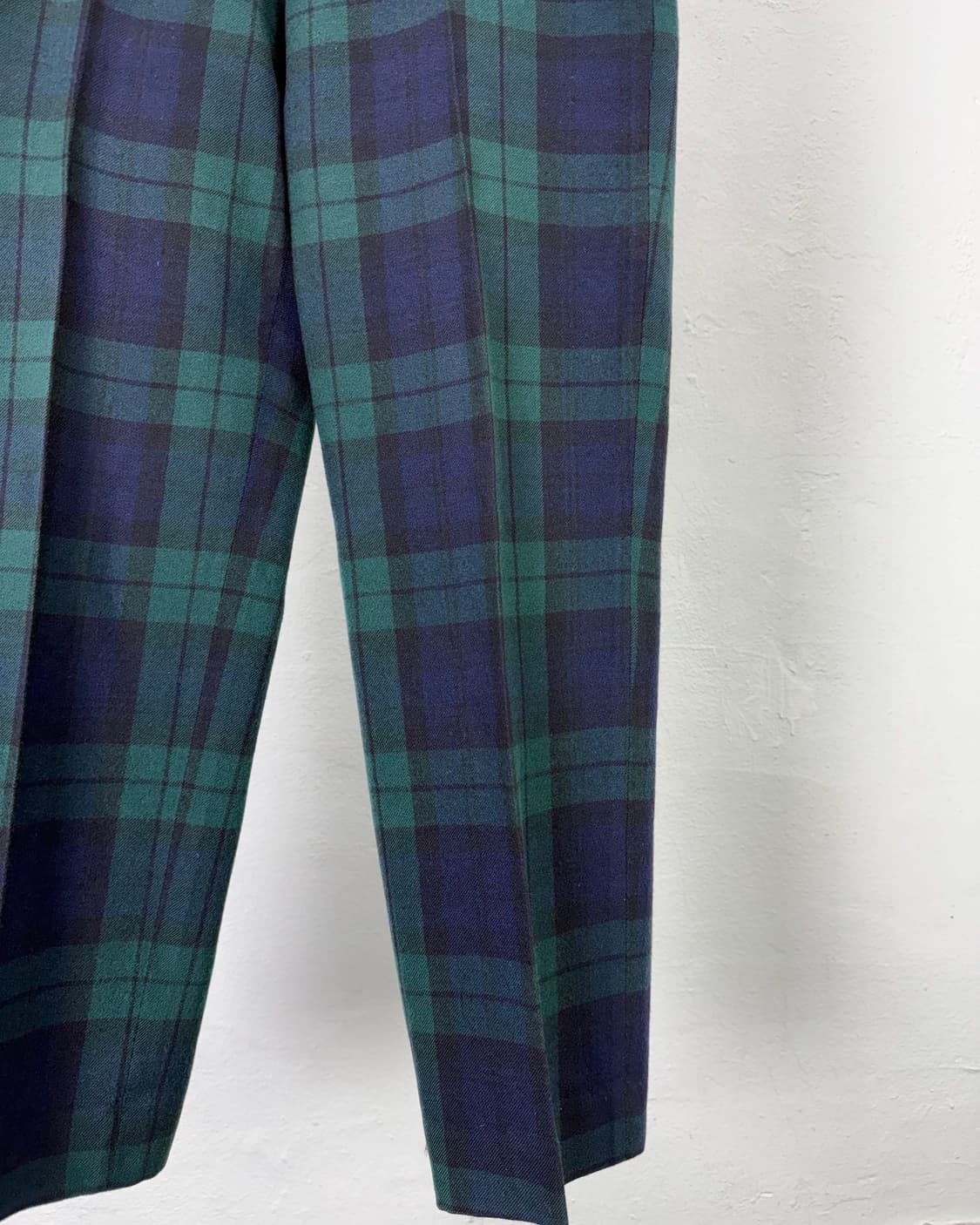 폴로 랄프로렌 블랙워치 원 턱 울 트라우저 팬츠 상품이미지5