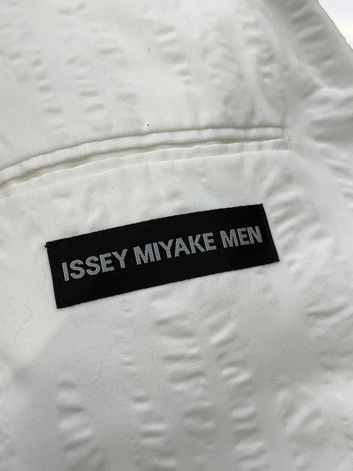 이세이미야케 맨 화이트 핀스 플리츠 링클 2b 블레이저 상품이미지7