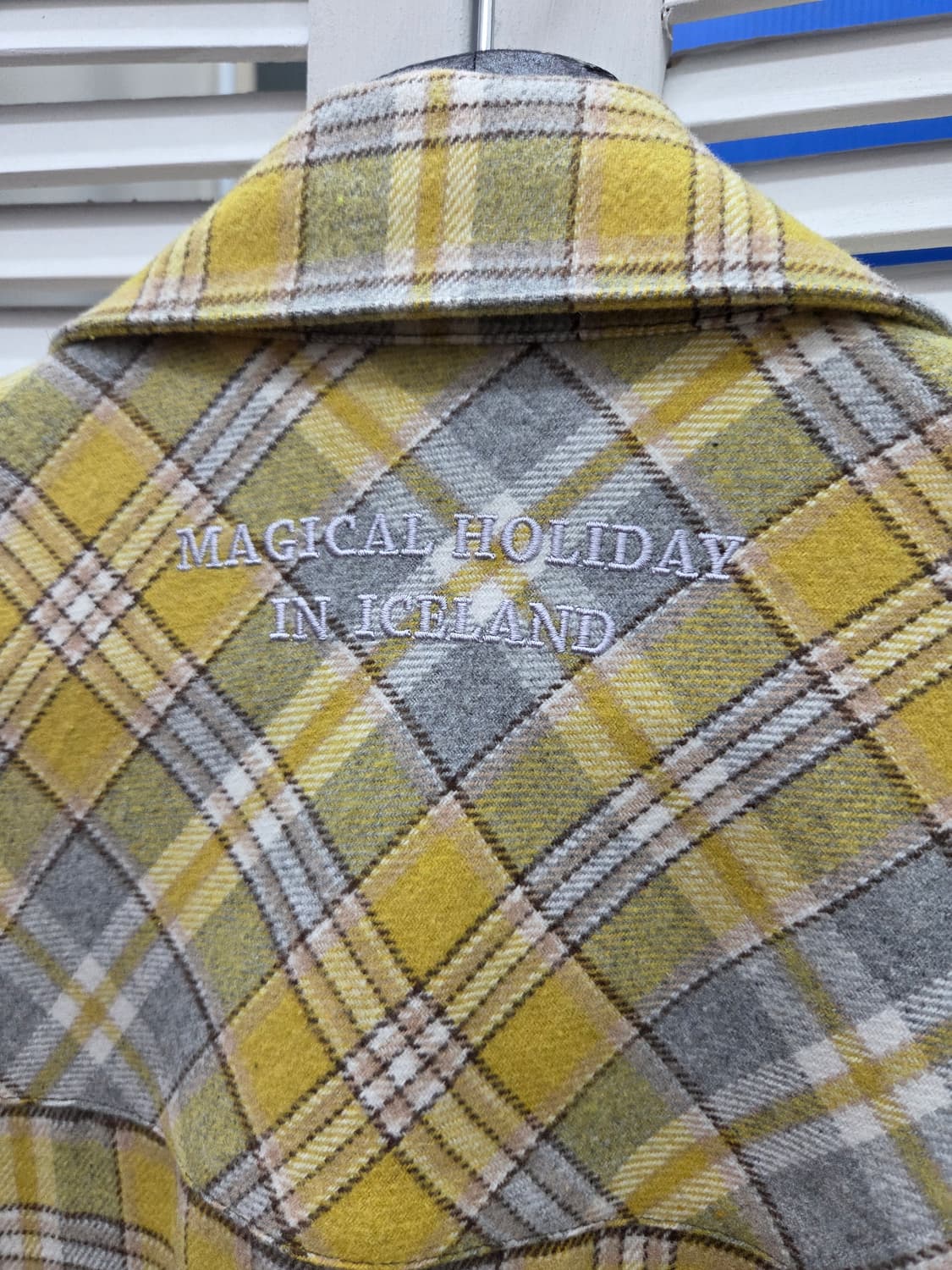 시에로 울 체크 셔츠 자켓 상품이미지4