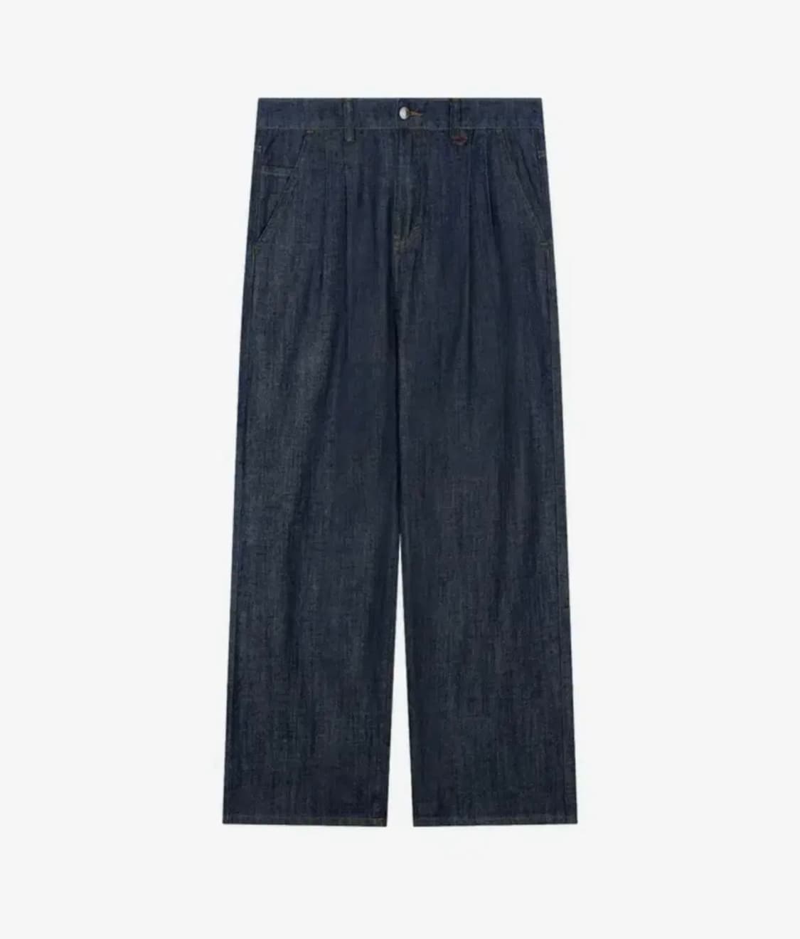 [새상품] 포트너스 라이트 투 턱 와이드 진 (로우 인디고)Ssize 상품이미지2