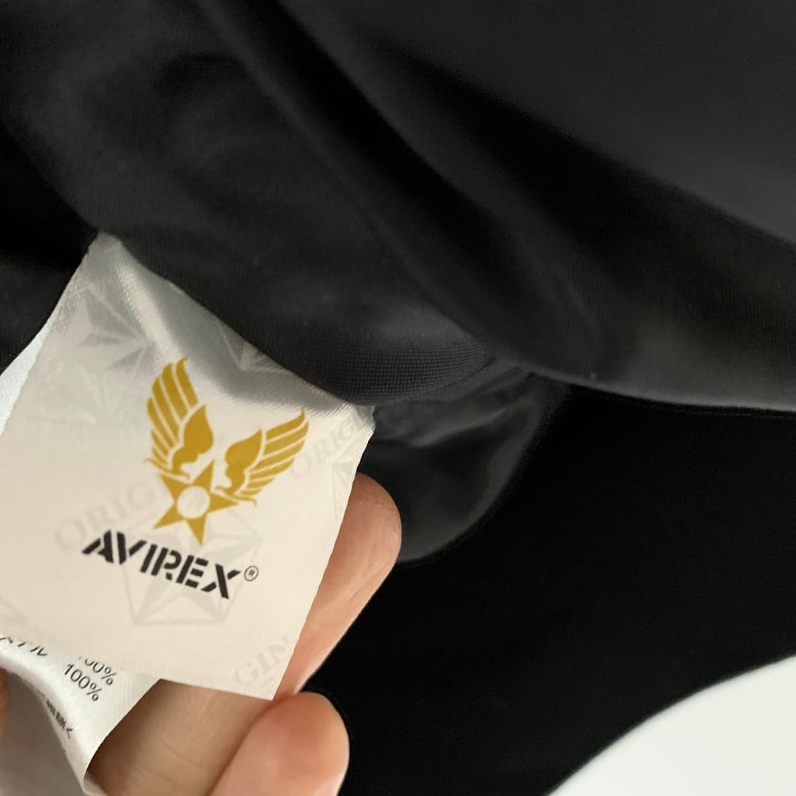 아비렉스 빈티지 후드 패딩 블랙 봄버 점퍼 L 상품이미지8