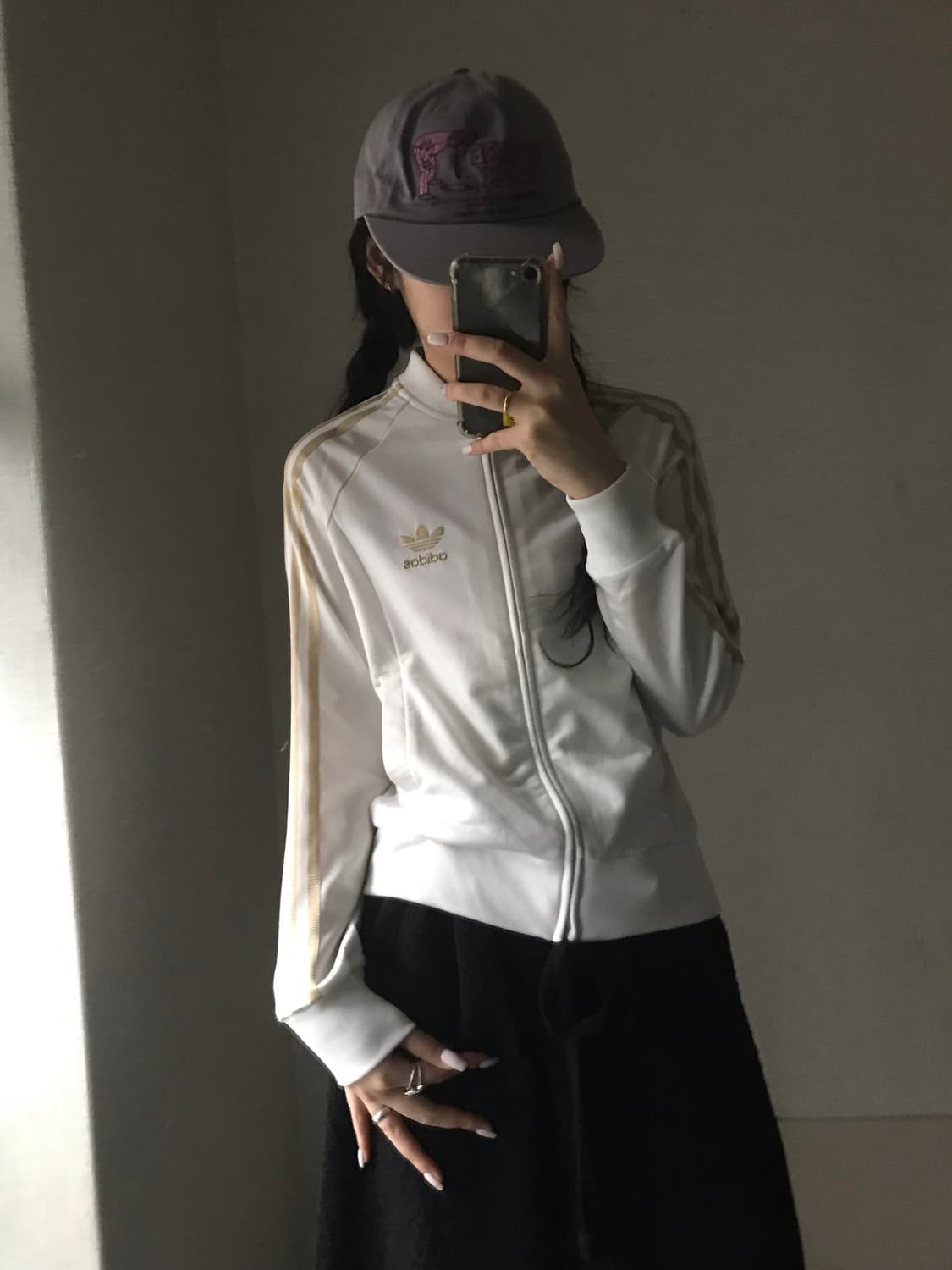 아디다스 화이트 골드 져지 상품이미지4