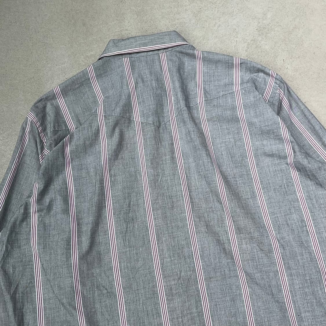 랭글러 스트라이프 웨스턴셔츠 s09561 상품이미지4