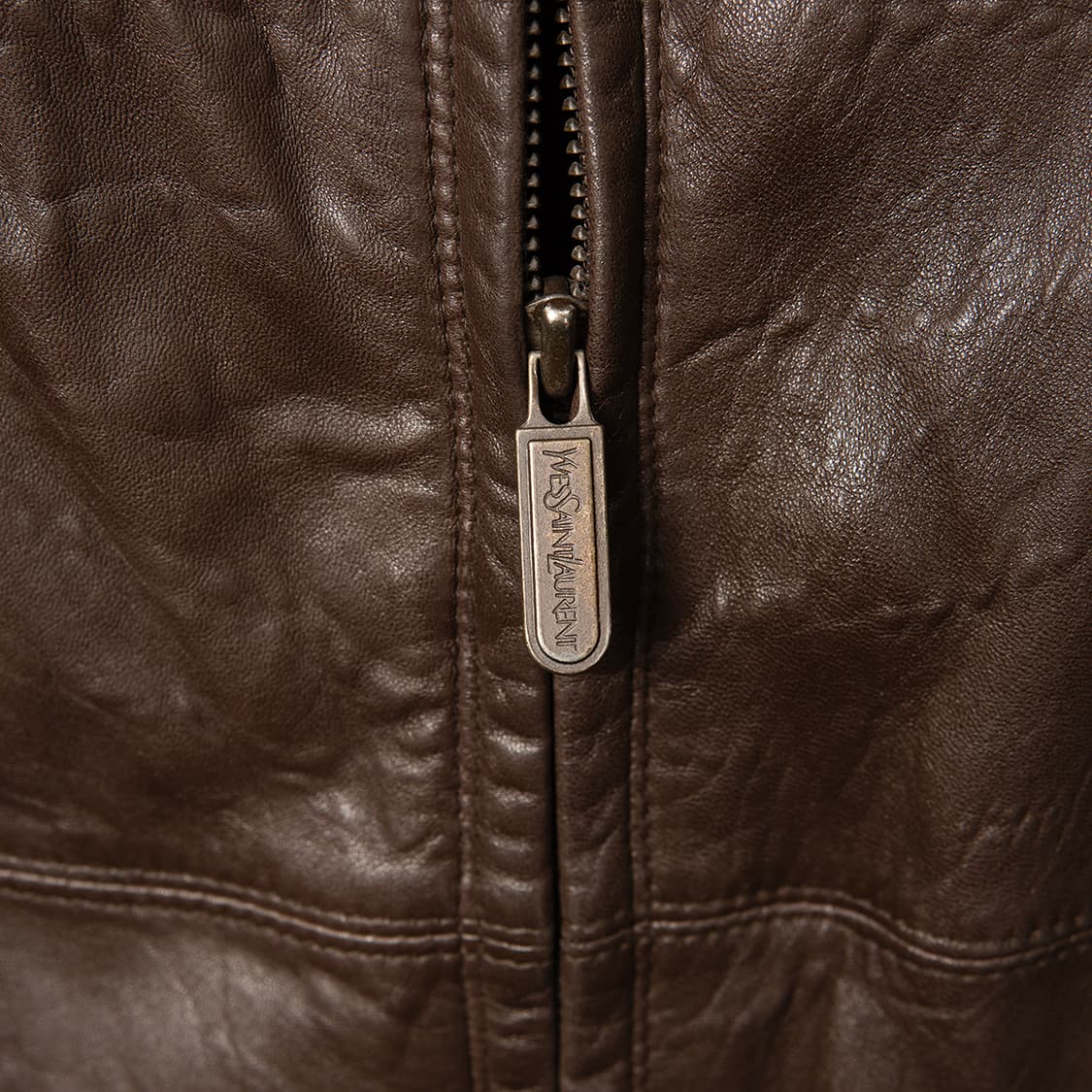 [107] 90s 입생로랑 쉽스킨 레더자켓 ESSES 상품이미지3