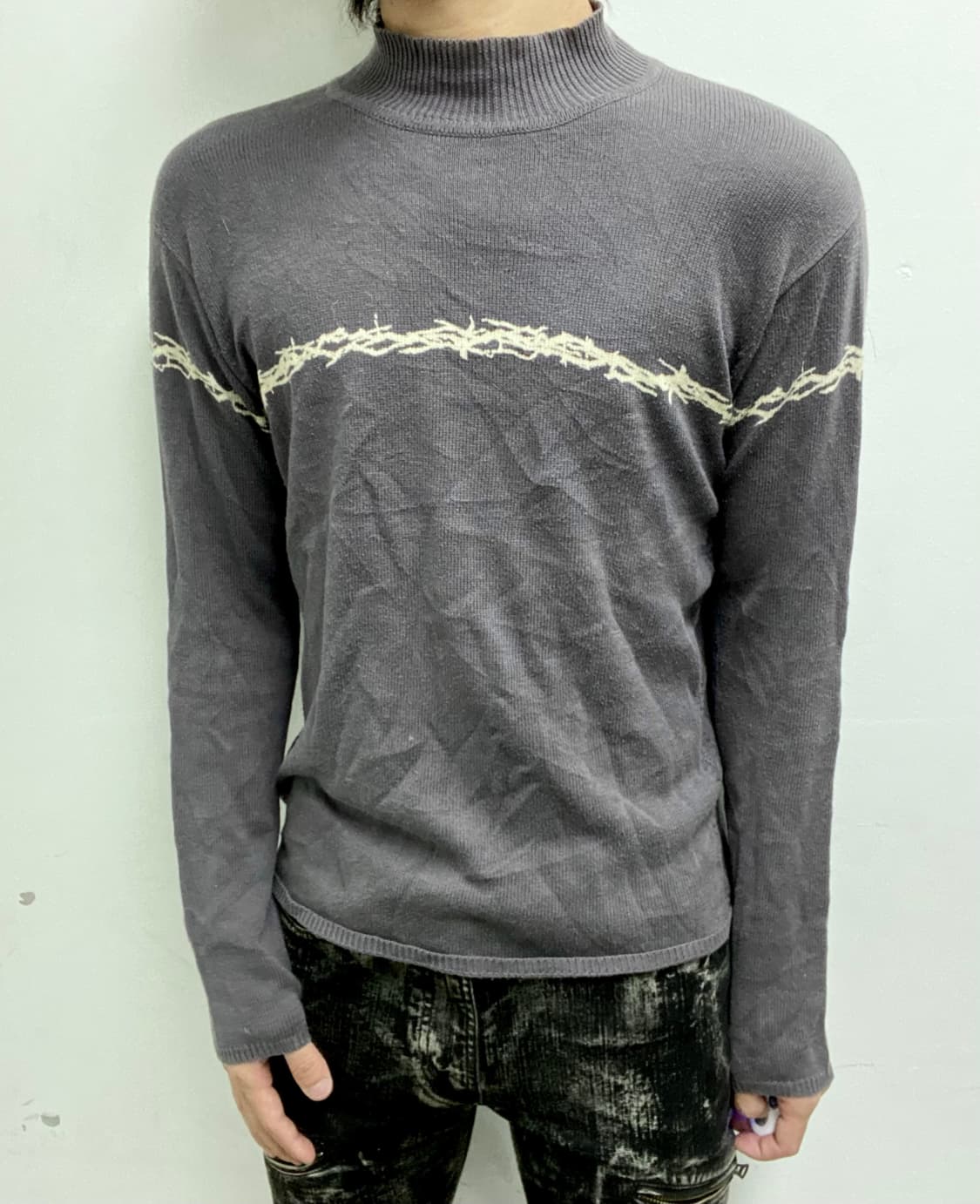 [Nicole Club For Men]thorn Print Sleeve 상품이미지5