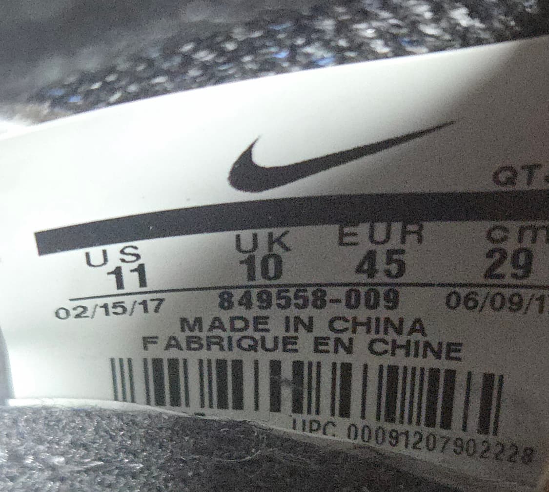 나이키 베이퍼맥스 플라이니트 미드나잇 포그 상품이미지8